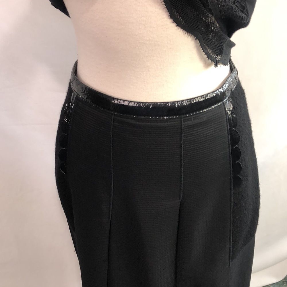 Dorothee Schumacher Black Lace and Patent Top/Skirt Set - Picture 7 of 12